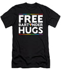 Free Bartender Hugs Support Lgbt Proud Parades Coami Tacti T-Shirt