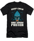 Freedive Keep Calm and Swim Faster Freediving Sea Tshirtconcepts Marvin Poppe T-Shirt