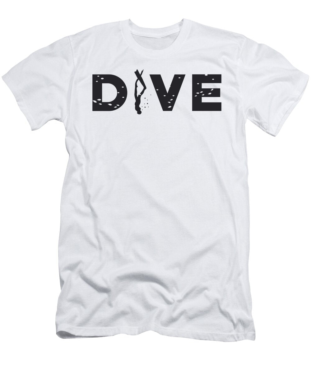 Freediver Freediving Dive Ocean Freedive Apnoe Tshirtconcepts Marvin Poppe T-Shirt