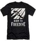 Freediving Born to Freedive Apnoe Fans Freediver Tshirtconcepts Marvin Poppe T-Shirt