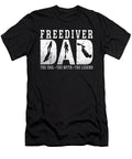 Freediving Freediver Dad the Idol the Apnea Diver Tshirtconcepts Marvin Poppe T-Shirt
