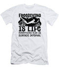 Freediving Life Freedive Sea Apnoe Ocean Dive Tshirtconcepts Marvin Poppe T-Shirt