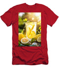 Fresh Lemonade in Glass with Ice and Mint on Sunny Day Michal Bednarek T-Shirt
