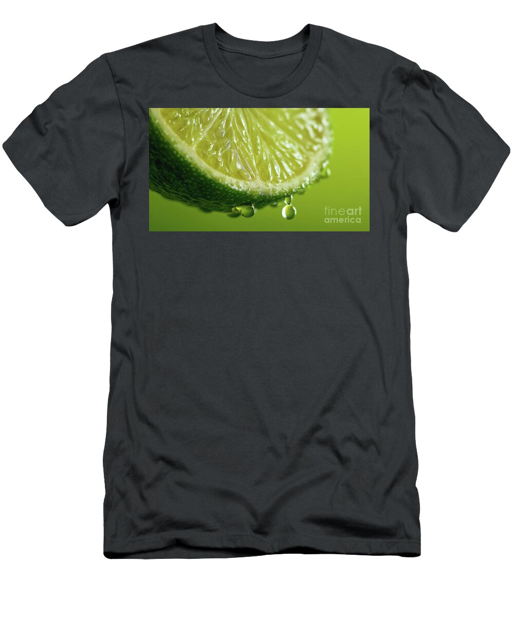 Fresh Lime Slice with Droplets Beautiful Things T-Shirt