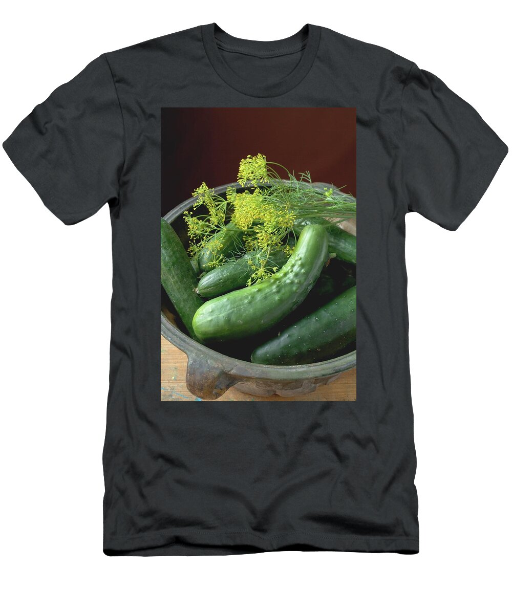 Fresh Pickling Cucumbers with Dill Foodcollection T-Shirt