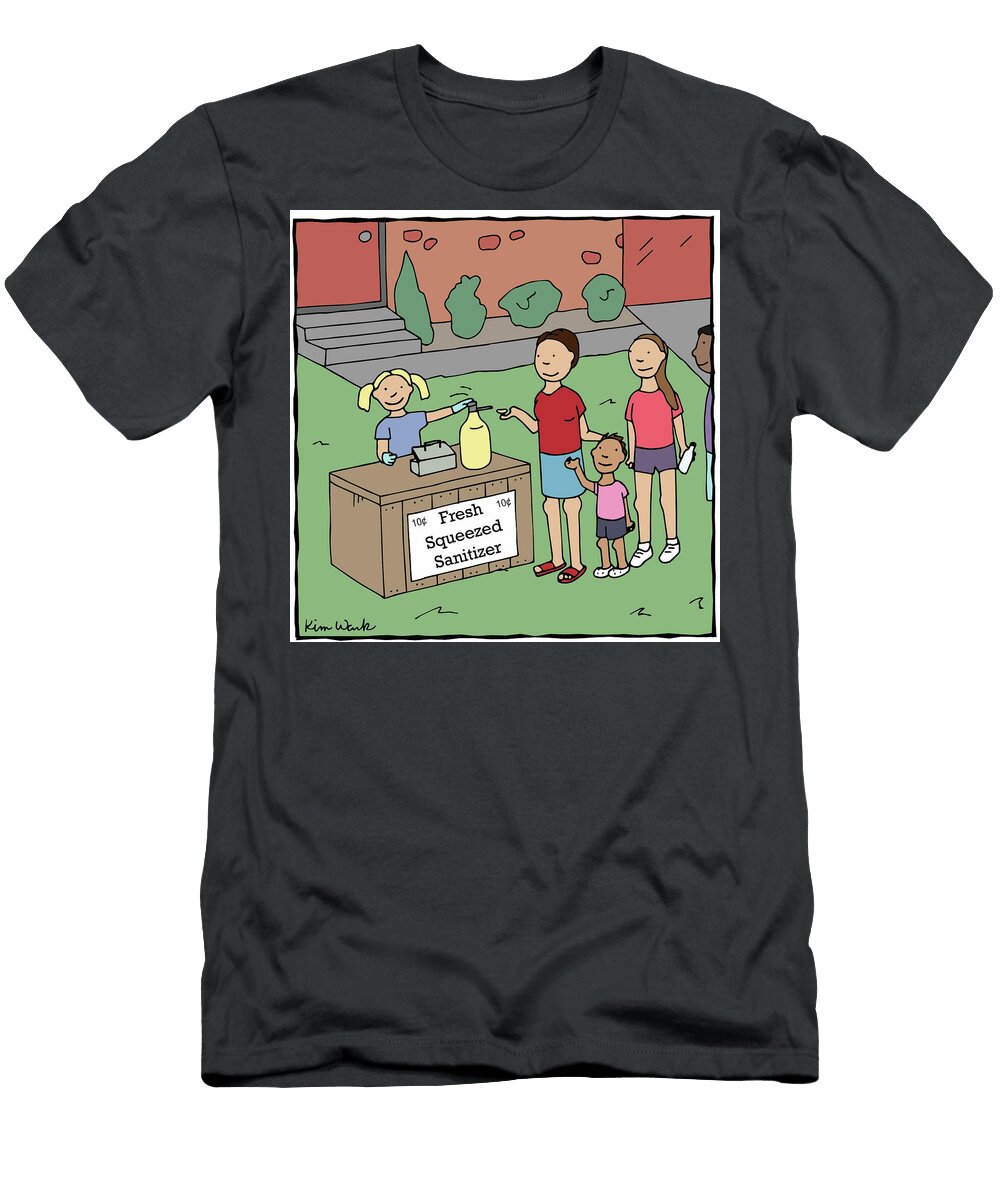 Fresh Squeezed Sanitizer Kim Wark T-Shirt