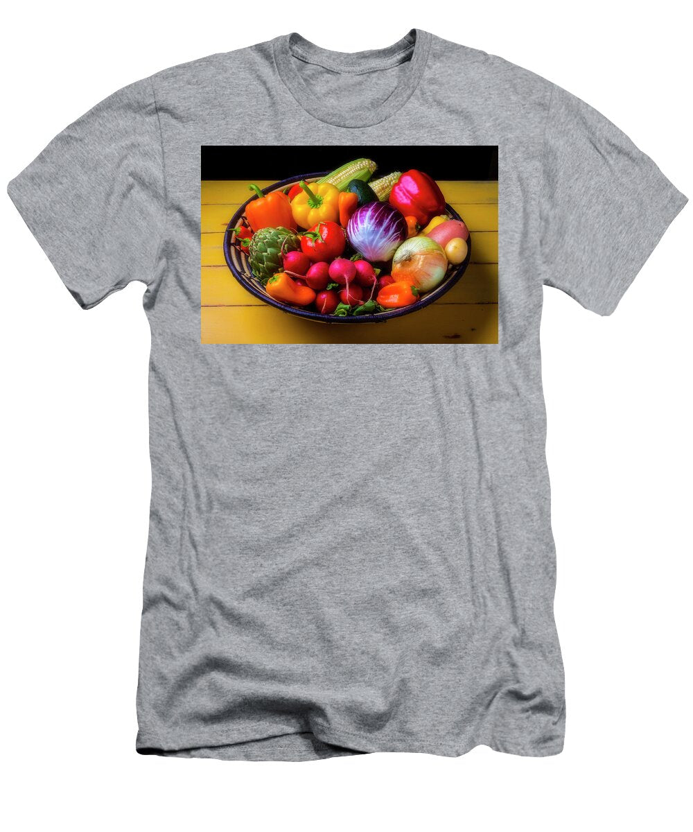 Fresh Vegetables in Lovely Basket Garry Gay T-Shirt