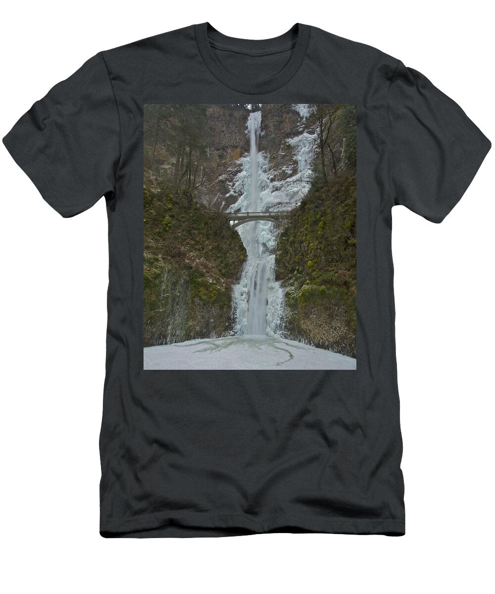Frozen Multnomah Falls Ssa Todd Kreuter T-Shirt