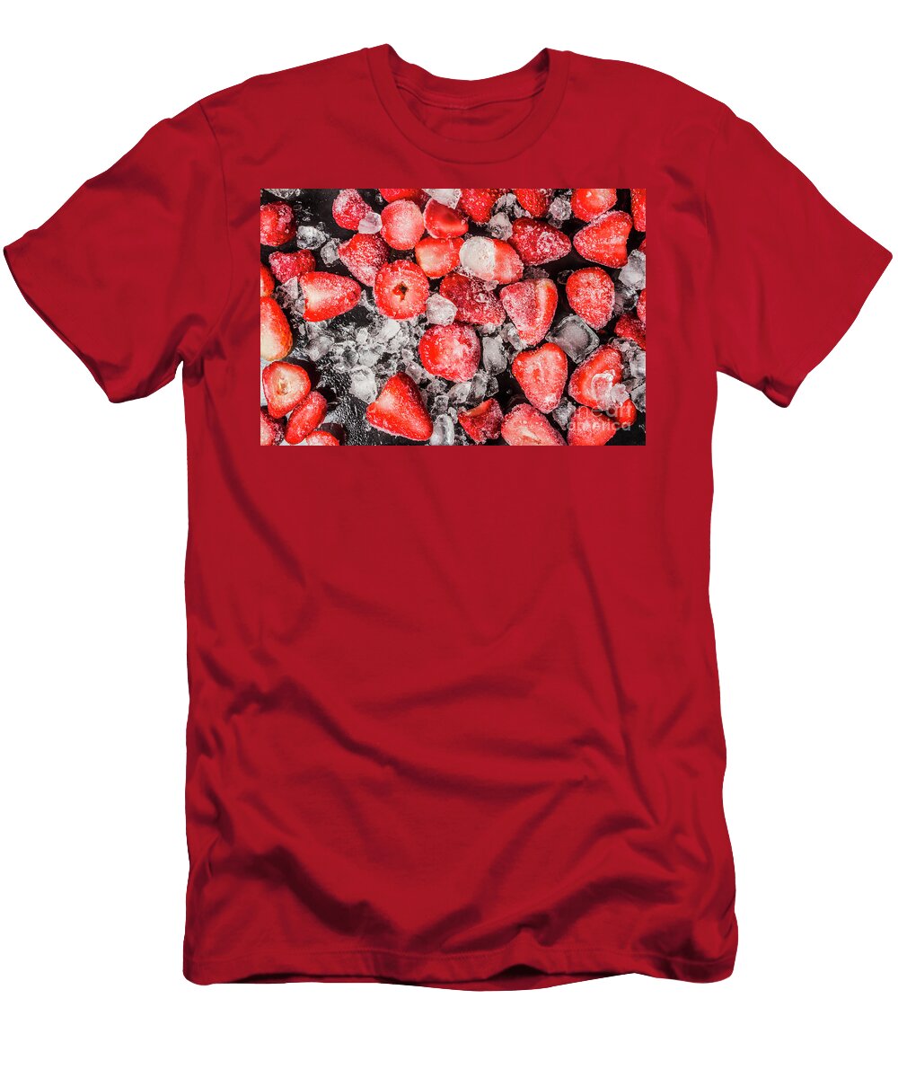 Frozen Strawberries Jorgo Photography T-Shirt
