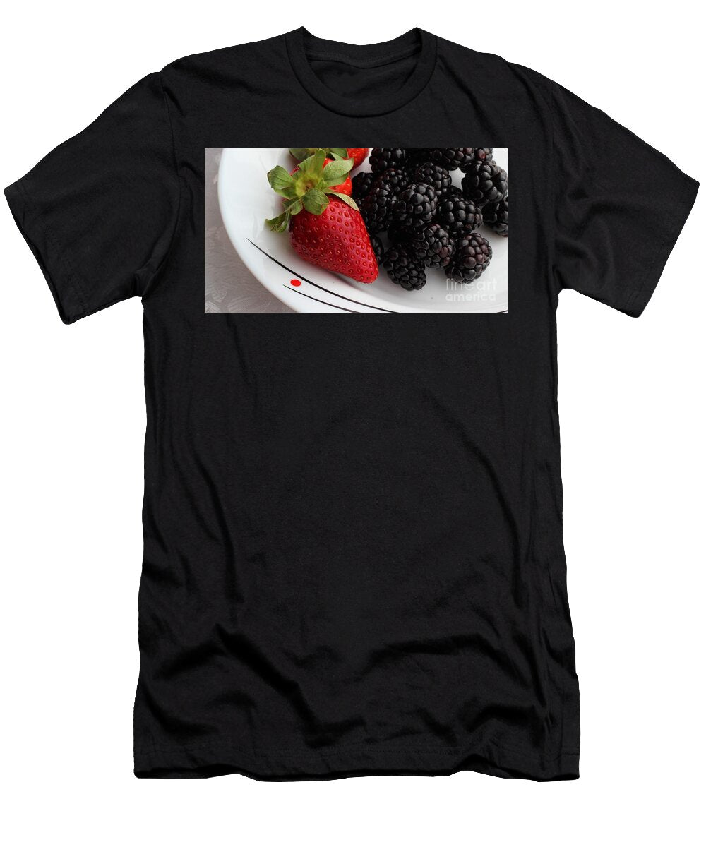 Fruit Ii Strawberries Blackberries Barbara Griffin T-Shirt