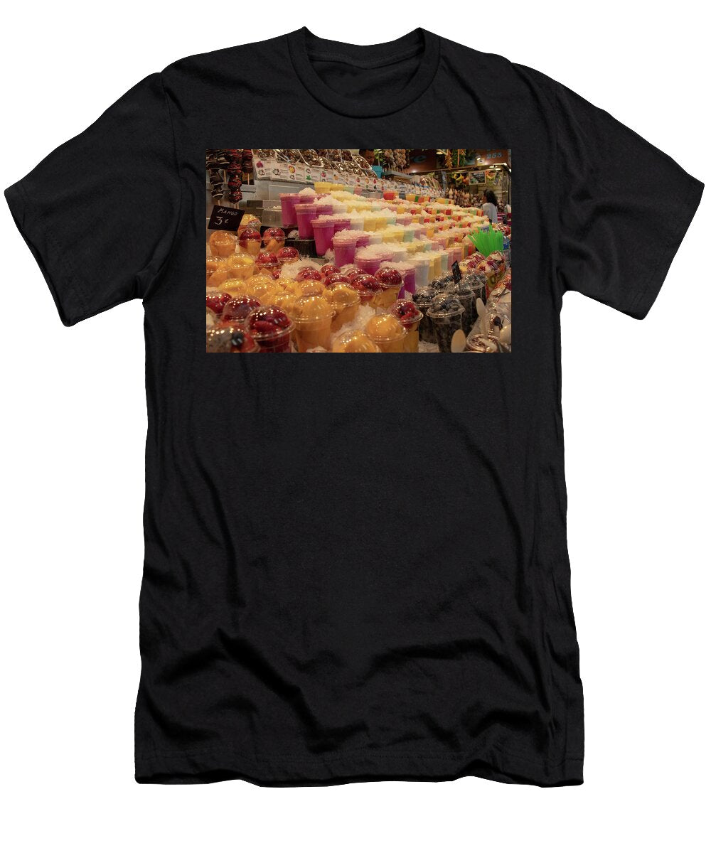 Fruit Smoothies Market Stall Avenue Des Images T-Shirt