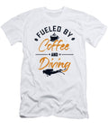 Fueled By Coffee and Diving Underwater Technical Scuba Diver Graphics Lab T-Shirt