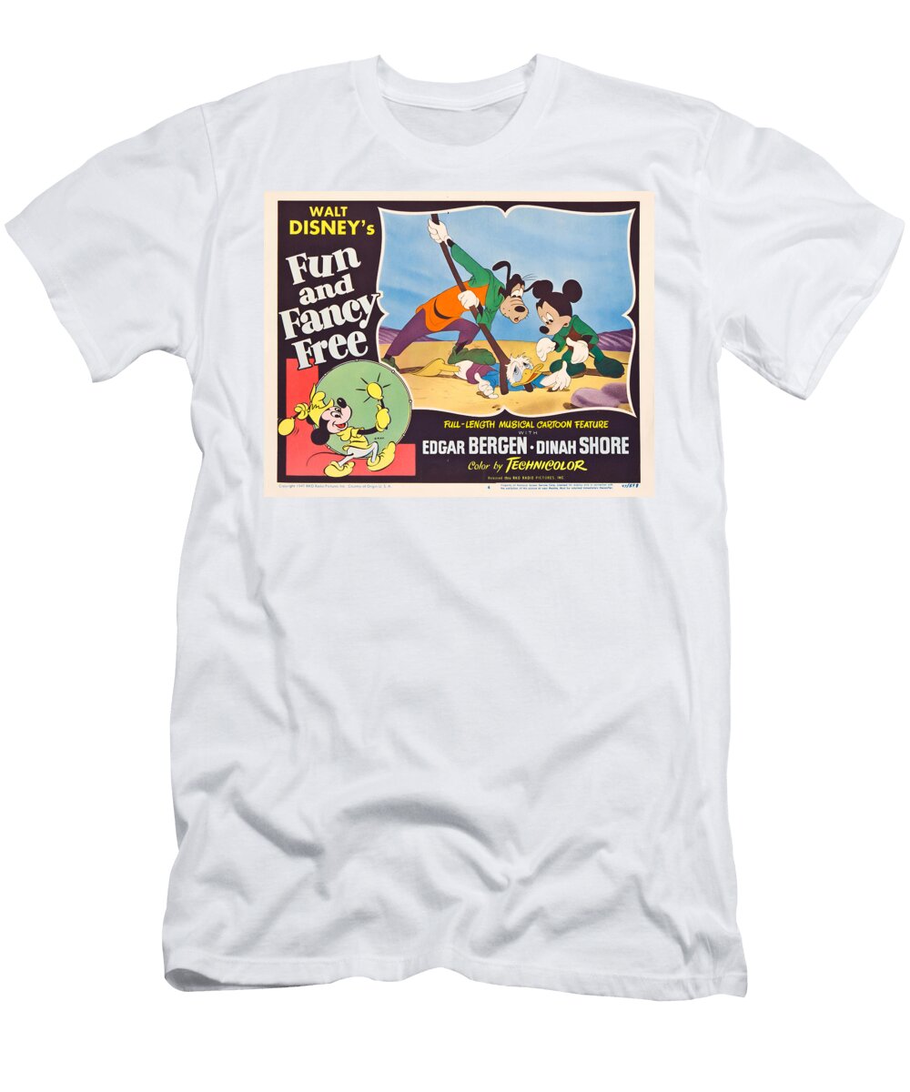 Fun and Fancy Free 1947 Animation Adventure Retro Movie Poster Upscaled T-Shirt