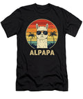 Funny Alpaca Dad Gifts Retro Alpapa for Fathers Sophie Eleanor T-Shirt