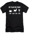 Funny Alpaca Farming My Plan for Today Lukas Davis T-Shirt