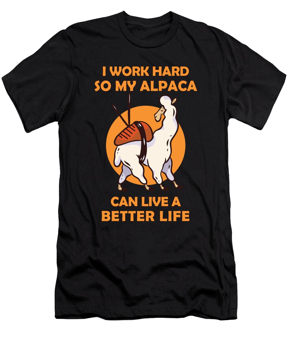 Funny Alpaca Saying Tenshirt T-Shirt