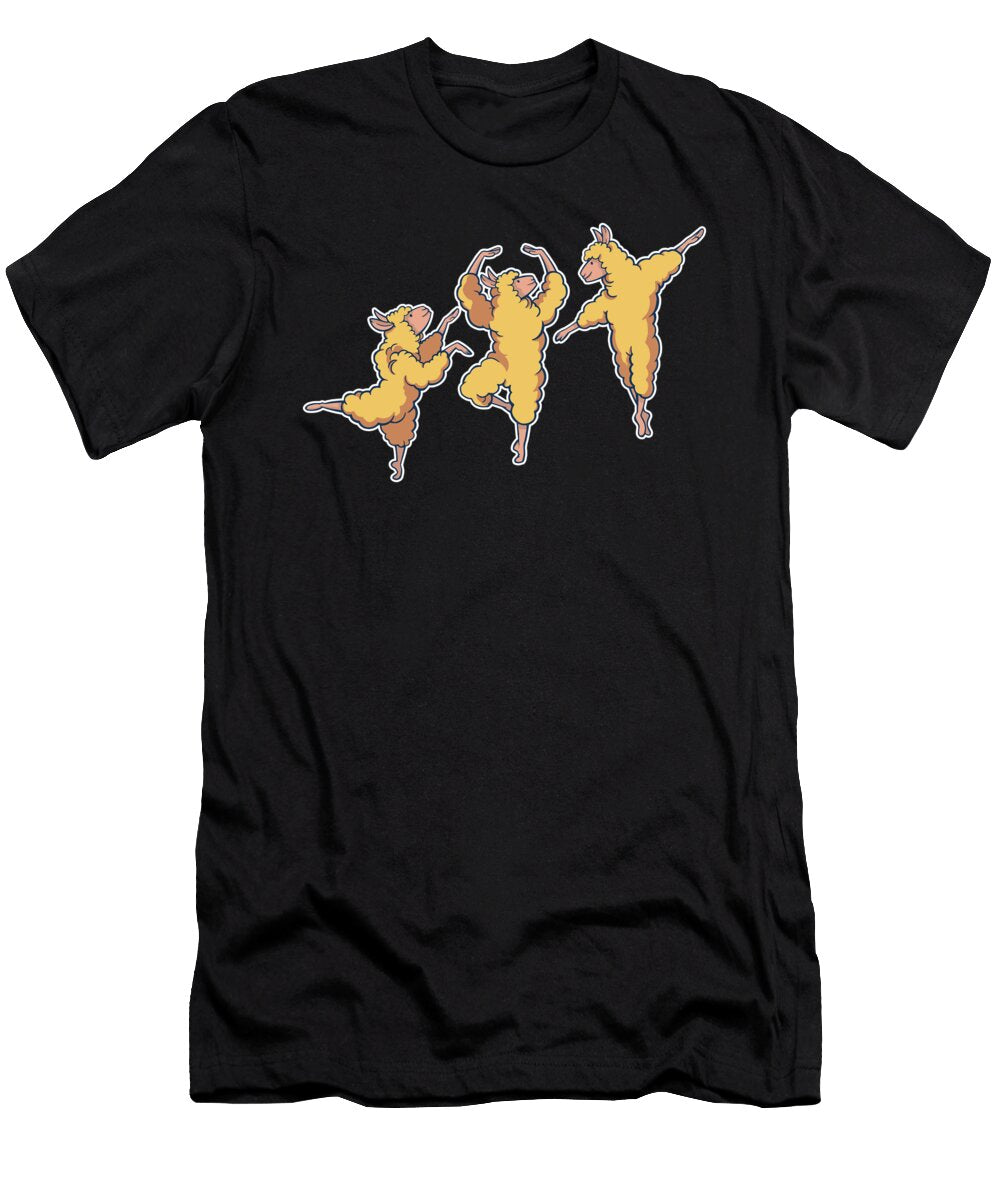 Funny Alpaka Ballet Dancers Designed By Vexels T-Shirt