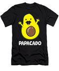 Funny Avocado Dad Vegan Guacamole Avocado Papacado Eq Designs T-Shirt