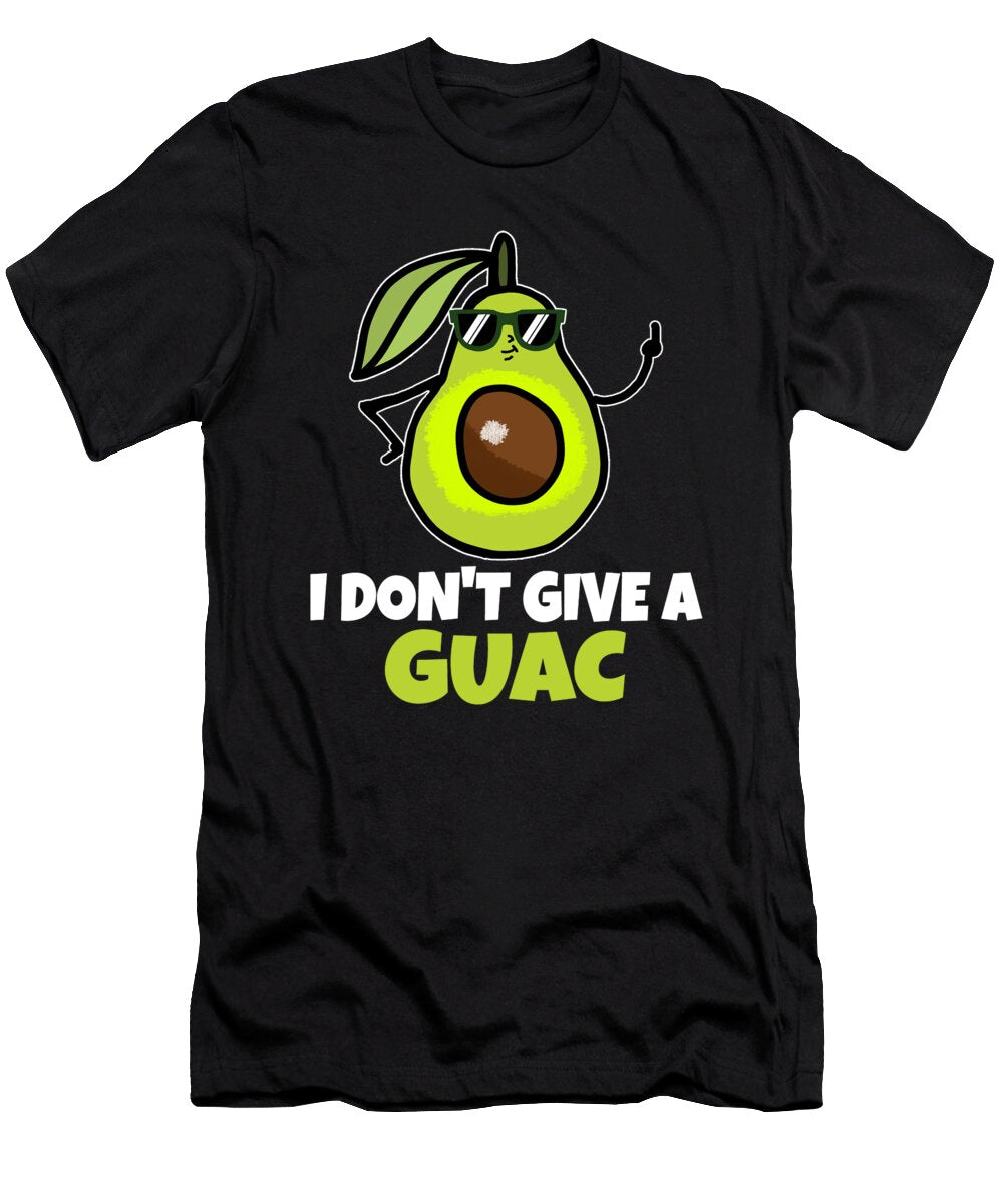 Funny Avocado Pun I Dont Give a Guac Kanig Designs T-Shirt