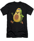 Funny Avocado Running Foodie Gift Muc Designs T-Shirt