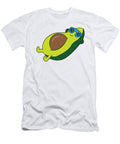Funny Avocado with Sunglasses Vegetable Relaxing Avocado Eq Designs T-Shirt