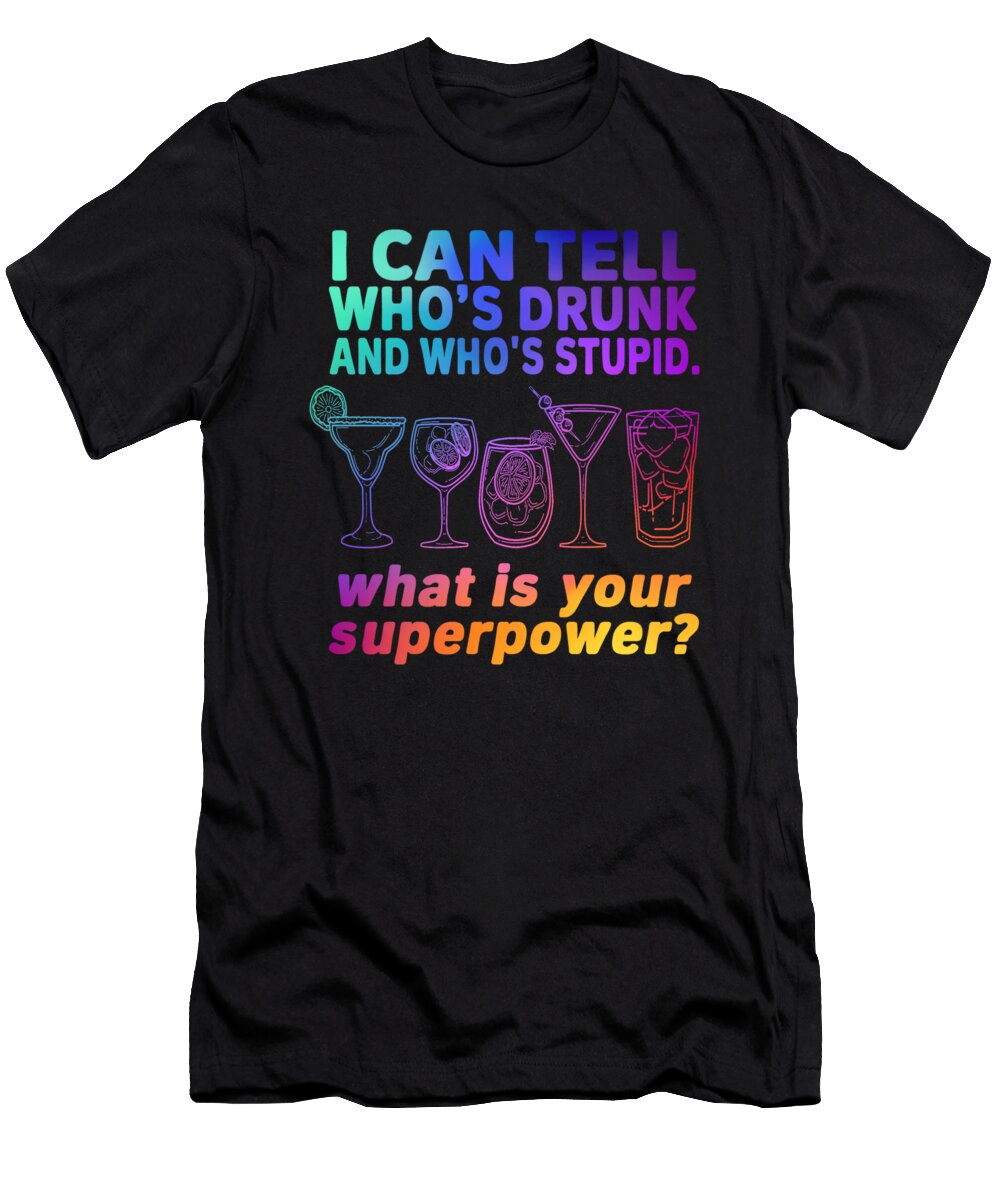 Funny Bartender Superpower Bartending Me T-Shirt