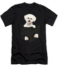 Funny Bichon Frise in Your Pocket for Bichon Dog Natalie Lidford T-Shirt
