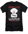 Funny Bichon Frise Mugshot Personal Stalker Dog Zyneu Gangd T-Shirt
