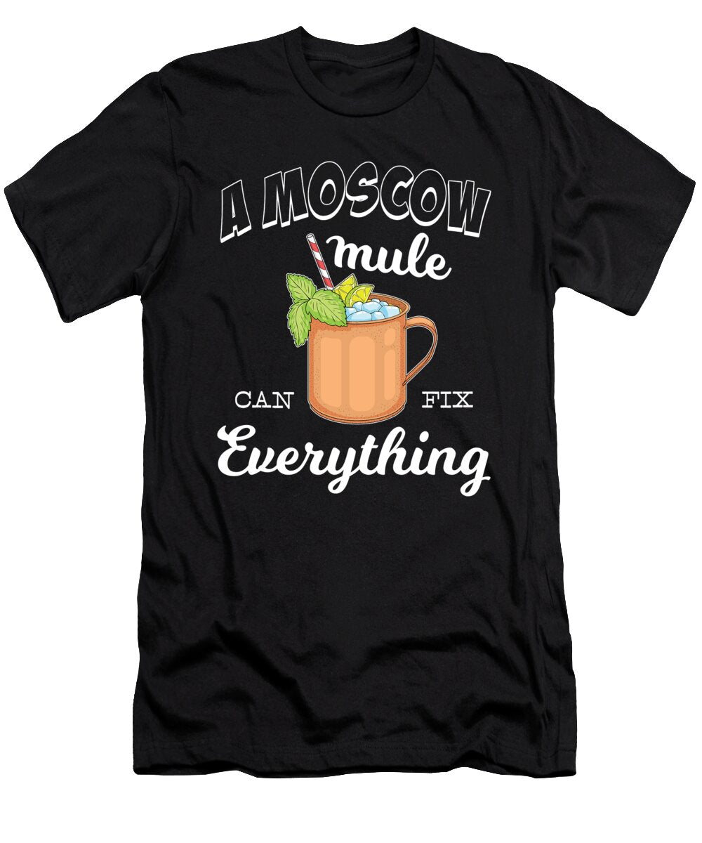 Funny Cocktail Lover Bartender Moscow Mule Product Jacob Hughes T-Shirt