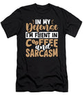 Funny Coffee Barista Cafe Roasting Roaster in My Defense Crazy Squirrel T-Shirt