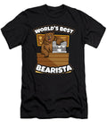 Funny Coffee Barista Design Bearista Espresso Gifts Espresso Latte and Capuccinno Makers Coffee Shop Gifts Martin Hicks T-Shirt