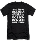 Funny Coffee Barista Roasting Roaster Cafe in My Defense Crazy Squirrel T-Shirt