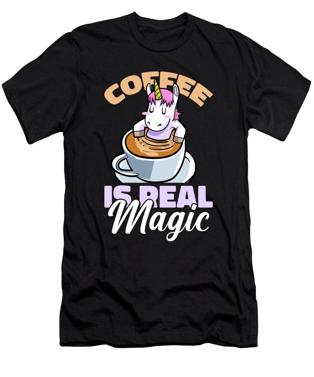 Funny Coffee Cafe Barista Roaster Roasting Coffee Unicorn Crazy Squirrel T-Shirt