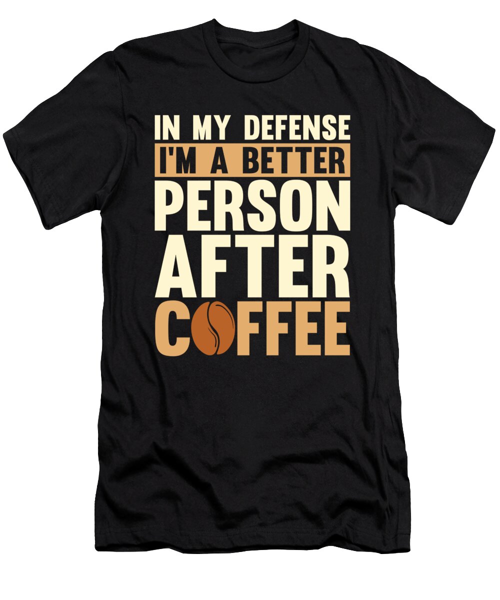 Funny Coffee Cafe Barista Roaster Roasting in My Defense Crazy Squirrel T-Shirt