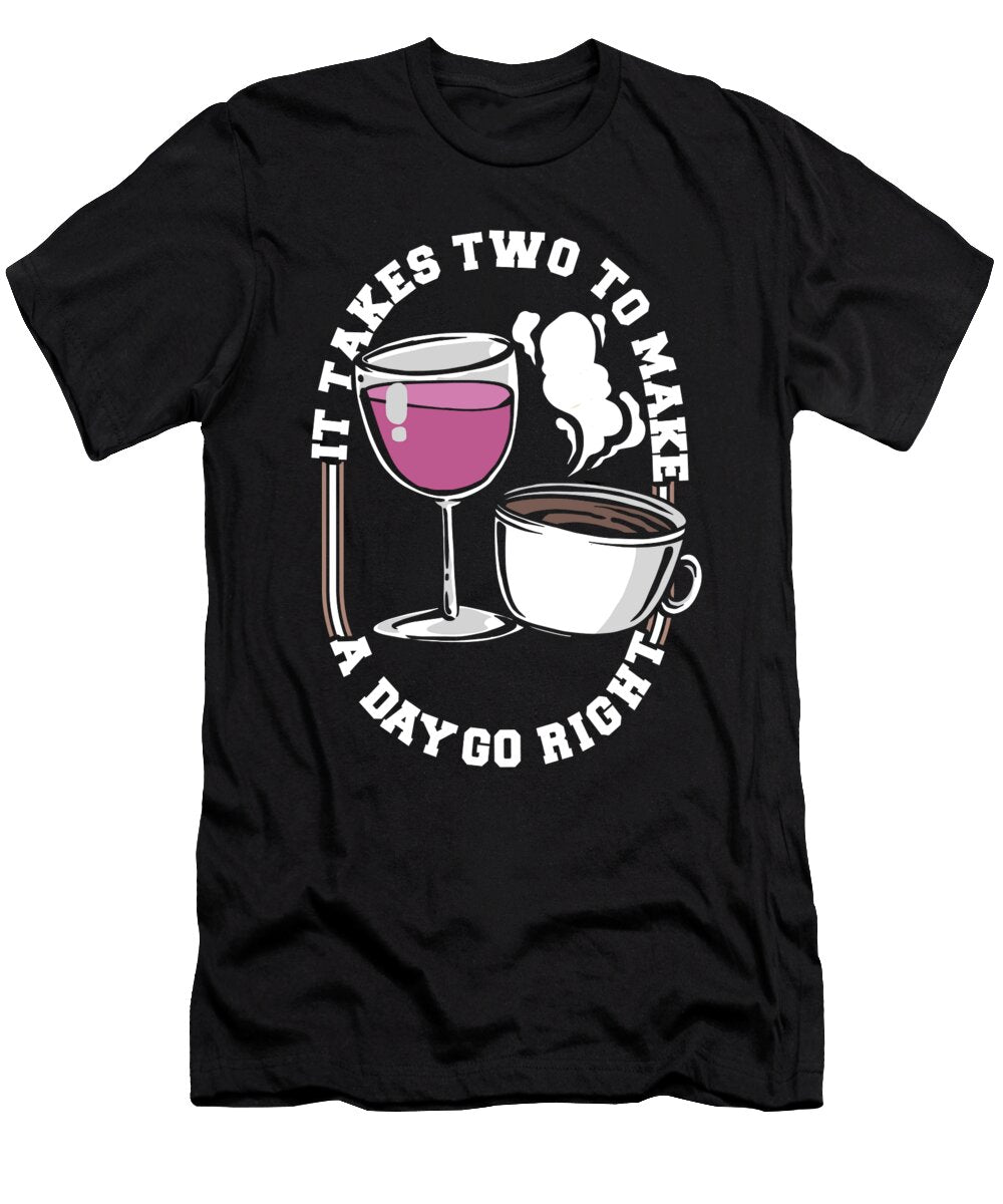 Funny Coffee Cafe Barista Roasting Roaster Coffee Wine Crazy Squirrel T-Shirt