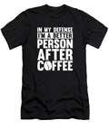 Funny Coffee Cafe Barista Roasting Roaster in My Defense Crazy Squirrel T-Shirt