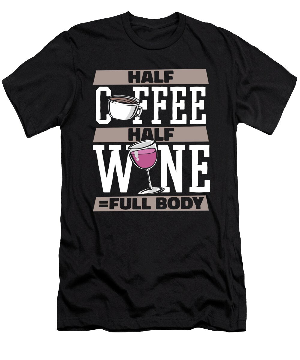 Funny Coffee Cafe Roaster Barista Roasting Coffee Wine Crazy Squirrel T-Shirt