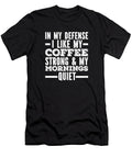 Funny Coffee Roaster Barista Roasting Cafe in My Defense Crazy Squirrel T-Shirt