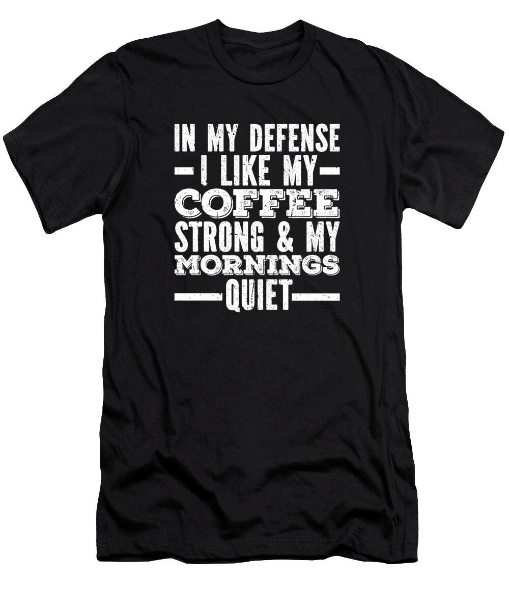 Funny Coffee Roaster Barista Roasting Cafe in My Defense Crazy Squirrel T-Shirt