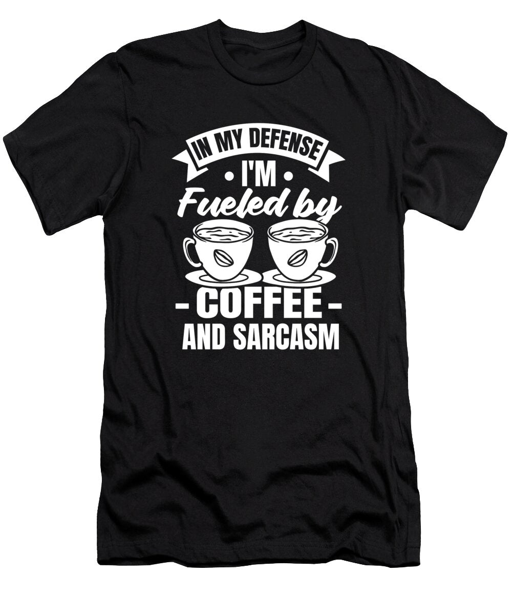 Funny Coffee Roaster Cafe Barista Roasting in My Defense Crazy Squirrel T-Shirt