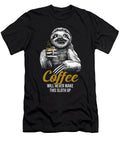 Funny Coffee Roaster Roasting Barista Cafe Coffee Sloth Crazy Squirrel T-Shirt