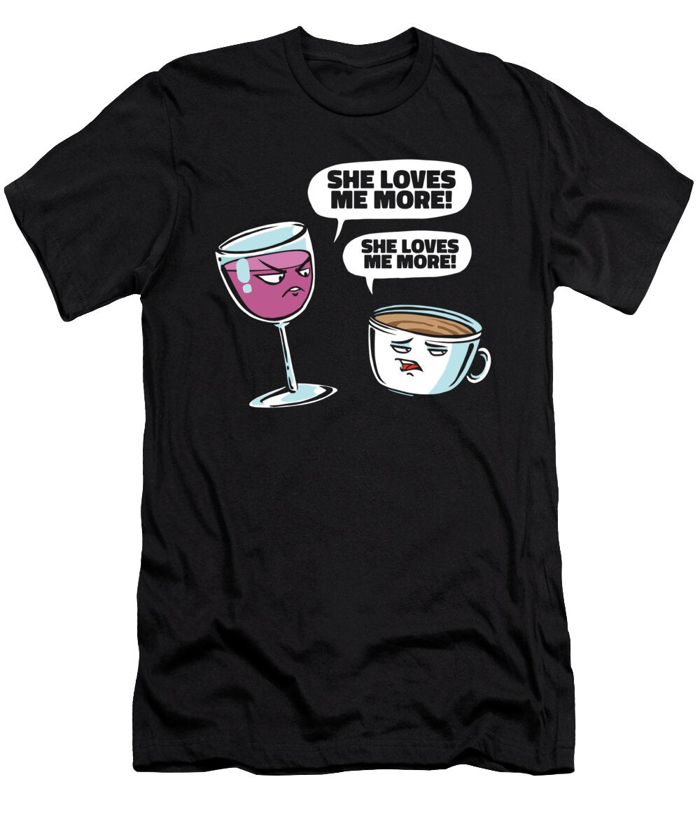 Funny Coffee Roaster Roasting Barista Cafe Coffee Wine Crazy Squirrel T-Shirt