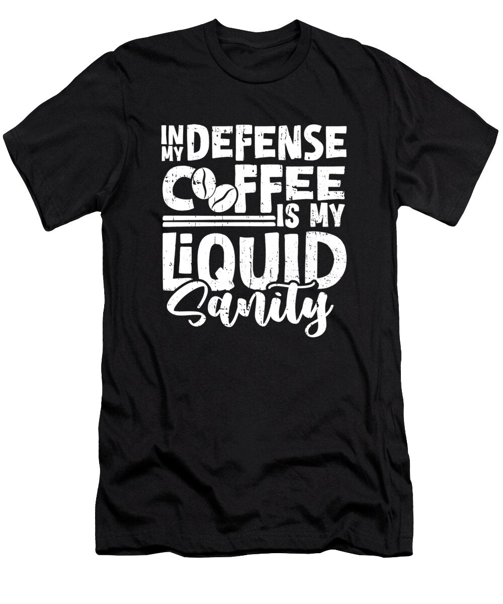 Funny Coffee Roaster Roasting Barista Cafe in My Defense Crazy Squirrel T-Shirt