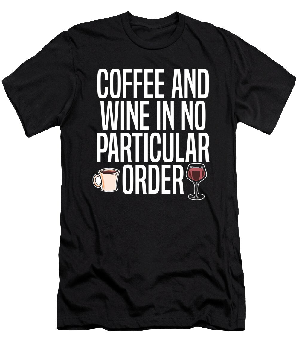 Funny Coffee Roasting Barista Cafe Roaster Coffee Wine Crazy Squirrel T-Shirt