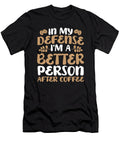 Funny Coffee Roasting Barista Cafe Roaster in My Defense Crazy Squirrel T-Shirt