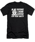 Funny Coffee Roasting Cafe Roaster Barista in My Defense Crazy Squirrel T-Shirt