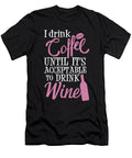 Funny Coffee Shop Wine Glass Vineyard Barista Gift Muc Designs T-Shirt