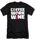 Funny Coffee Work Wine Roaster Barista Roasting Coffee Wine Crazy Squirrel T-Shirt