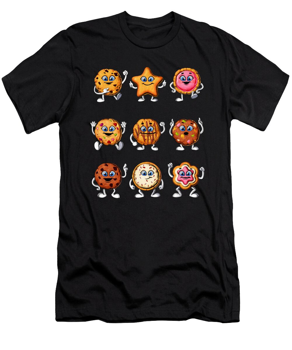 Funny Cookies Nikolay Todorov T-Shirt