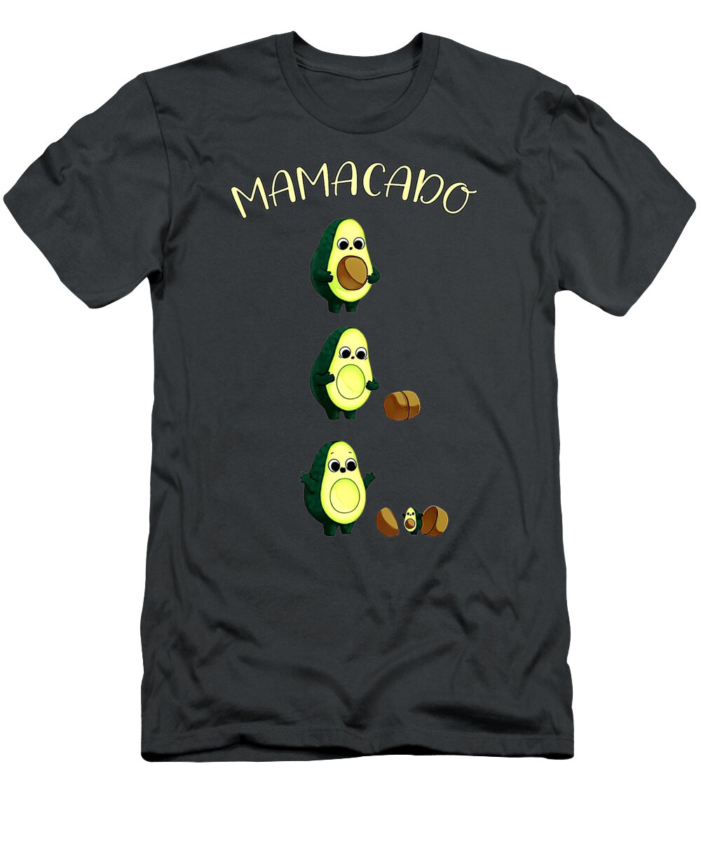 Funny Cute Avocado Mamacado Lovers Outfit Mom Handsley Nguyen T-Shirt